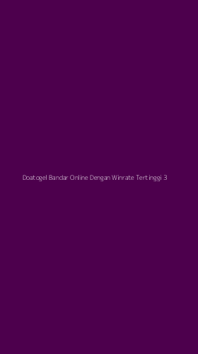 Tampilan Antarmuka Aplikasi Doatogel Bandar Online Dengan Winrate Tertinggi - 3