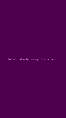 Tampilan Antarmuka Aplikasi Dodo4d - Jadwal Pertandingan Bola Hari Ini - 4