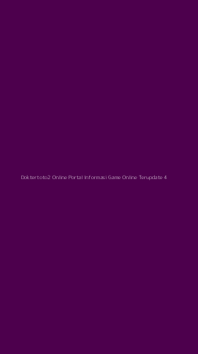 Tampilan Antarmuka Aplikasi Doktertoto2 Online Portal Informasi Game Online Terupdate - 4