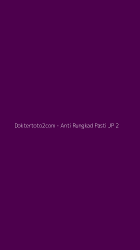 Tampilan Antarmuka Aplikasi Doktertoto2com - Anti Rungkad Pasti JP - 2