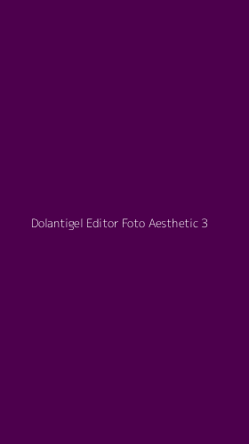 Tampilan Antarmuka Aplikasi Dolantigel Editor Foto Aesthetic - 3