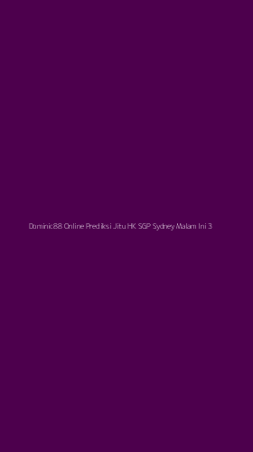 Tampilan Antarmuka Aplikasi Dominic88 Online Prediksi Jitu Hk Sgp Sydney Malam Ini - 3