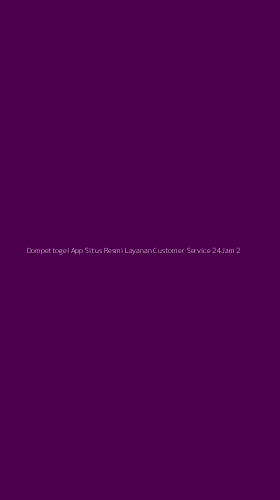 Tampilan Antarmuka Aplikasi Dompettogel App Situs Resmi Layanan Customer Service 24jam - 2