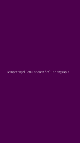 Tampilan Antarmuka Aplikasi Dompettogel Com Panduan Seo Terlengkap - 3