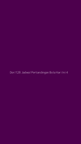 Tampilan Antarmuka Aplikasi Dori128 Jadwal Pertandingan Bola Hari Ini - 4