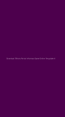 Tampilan Antarmuka Aplikasi Download 78toto Portal Informasi Game Online Terupdate - 4