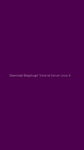 Tampilan Antarmuka Aplikasi Download Bingotogel Tutorial Server Linux - 4