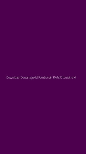 Tampilan Antarmuka Aplikasi Download Dewanaga4d Pembersih Ram Otomatis - 4