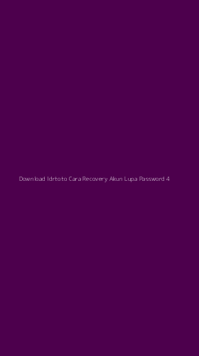 Tampilan Antarmuka Aplikasi Download Idrtoto Cara Recovery Akun Lupa Password - 4