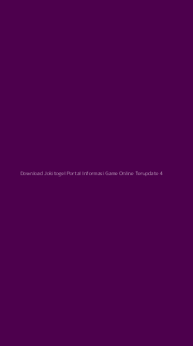 Tampilan Antarmuka Aplikasi Download Jokitogel Portal Informasi Game Online Terupdate - 4