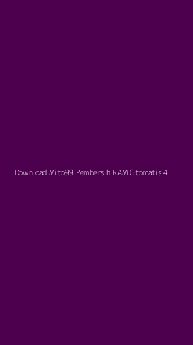 Tampilan Antarmuka Aplikasi Download Mito99 Pembersih Ram Otomatis - 4
