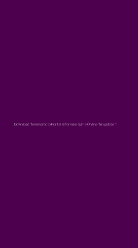Tampilan Antarmuka Aplikasi Download Terminaltoto Portal Informasi Game Online Terupdate - 1