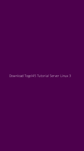 Tampilan Antarmuka Aplikasi Download Togel45 Tutorial Server Linux - 3
