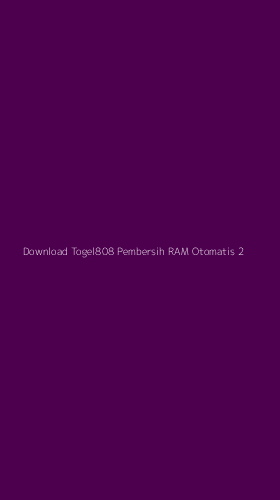 Tampilan Antarmuka Aplikasi Download Togel808 Pembersih Ram Otomatis - 2
