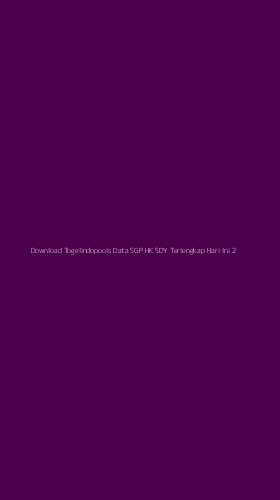 Tampilan Antarmuka Aplikasi Download Togelindopools Data Sgp Hk Sdy Terlengkap Hari Ini - 2