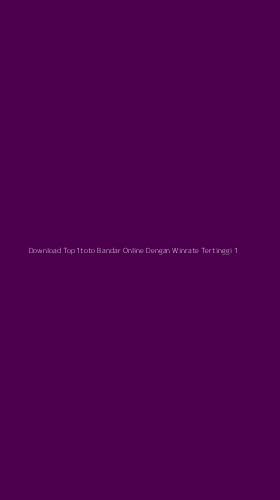 Tampilan Antarmuka Aplikasi Download Top1toto Bandar Online Dengan Winrate Tertinggi - 1