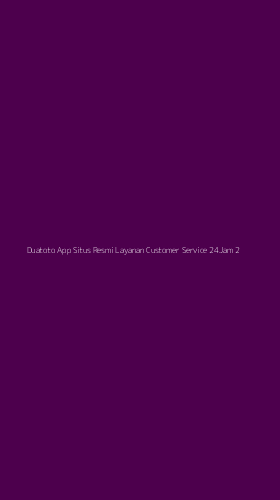 Tampilan Antarmuka Aplikasi Duatoto App Situs Resmi Layanan Customer Service 24jam - 2