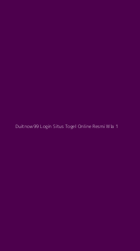 Tampilan Antarmuka Aplikasi Duitnow99 Login Situs Togel Online Resmi Wla - 1