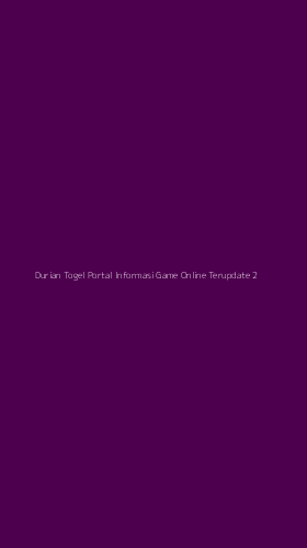 Tampilan Antarmuka Aplikasi Durian Togel Portal Informasi Game Online Terupdate - 2