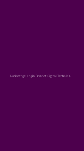 Tampilan Antarmuka Aplikasi Duriantogel Login Dompet Digital Terbaik - 4