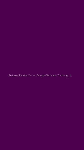 Tampilan Antarmuka Aplikasi Duta4d Bandar Online Dengan Winrate Tertinggi - 4