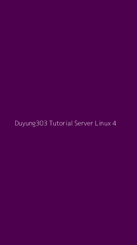 Tampilan Antarmuka Aplikasi Duyung303 Tutorial Server Linux - 4