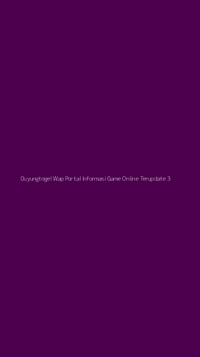Tampilan Antarmuka Aplikasi Duyungtogel Wap Portal Informasi Game Online Terupdate - 3