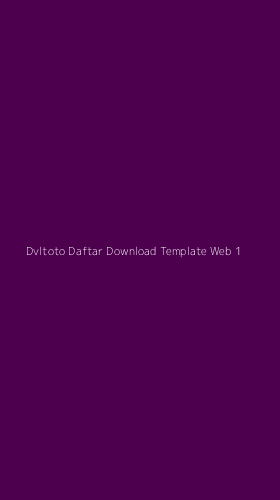 Tampilan Antarmuka Aplikasi Dvltoto Daftar Download Template Web - 1