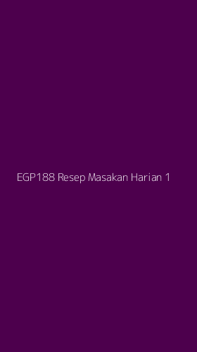 Tampilan Antarmuka Aplikasi Egp188 Resep Masakan Harian - 1