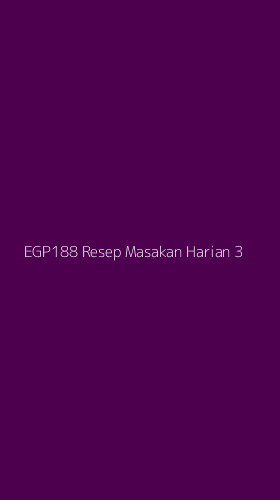 Tampilan Antarmuka Aplikasi Egp188 Resep Masakan Harian - 3