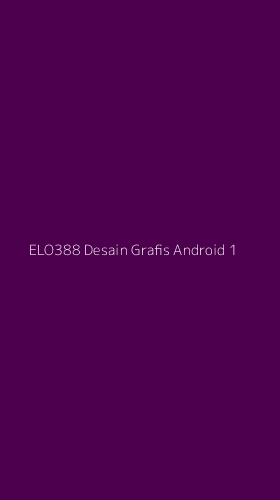 Tampilan Antarmuka Aplikasi Elo388 Desain Grafis Android - 1