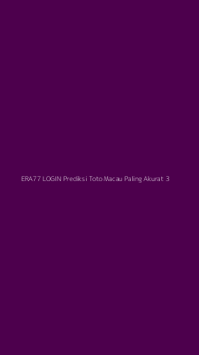 Tampilan Antarmuka Aplikasi Era77 Login Prediksi Toto Macau Paling Akurat - 3