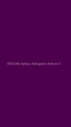 Tampilan Antarmuka Aplikasi Erigo4d Aplikasi Kebugaran Android - 3