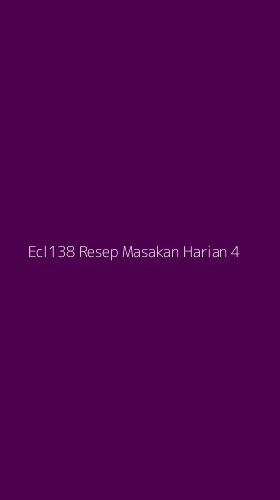 Tampilan Antarmuka Aplikasi Ecl138 Resep Masakan Harian - 4