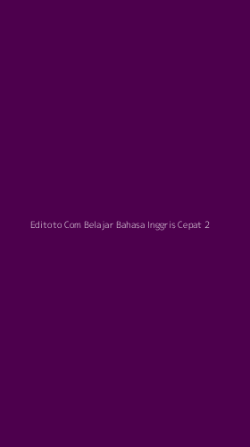 Tampilan Antarmuka Aplikasi Editoto Com Belajar Bahasa Inggris Cepat - 2