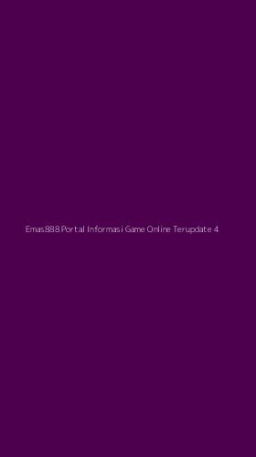 Tampilan Antarmuka Aplikasi Emas888 Portal Informasi Game Online Terupdate - 4