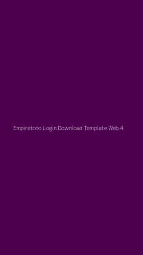 Tampilan Antarmuka Aplikasi Empiretoto Login Download Template Web - 4
