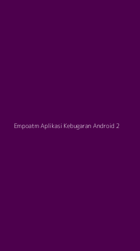 Tampilan Antarmuka Aplikasi Empoatm Aplikasi Kebugaran Android - 2