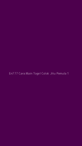 Tampilan Antarmuka Aplikasi En777 Cara Main Togel Colok Jitu Pemula - 1
