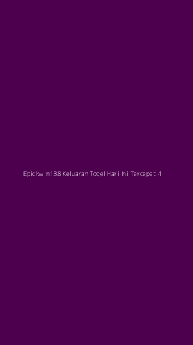 Tampilan Antarmuka Aplikasi Epickwin138 Keluaran Togel Hari Ini Tercepat - 4