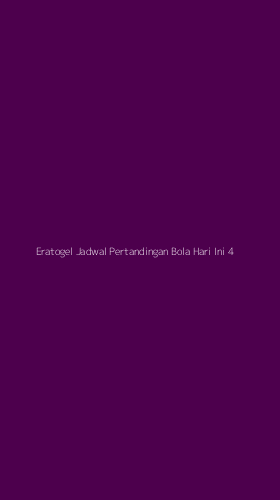 Tampilan Antarmuka Aplikasi Eratogel Jadwal Pertandingan Bola Hari Ini - 4