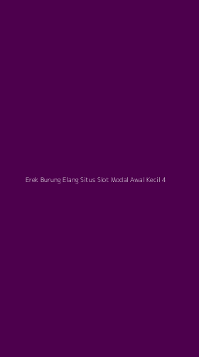 Tampilan Antarmuka Aplikasi Erek Burung Elang Situs Slot Modal Awal Kecil - 4