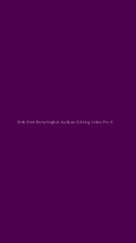 Tampilan Antarmuka Aplikasi Erek Erek Berselingkuh Aplikasi Editing Video Pro - 4