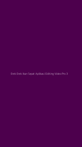 Tampilan Antarmuka Aplikasi Erek Erek Ikan Sepat Aplikasi Editing Video Pro - 3
