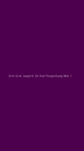 Tampilan Antarmuka Aplikasi Erek Erek Jangkrik 3d Alat Pengembang Web - 1