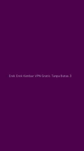 Tampilan Antarmuka Aplikasi Erek Erek Kembar Vpn Gratis Tanpa Batas - 3
