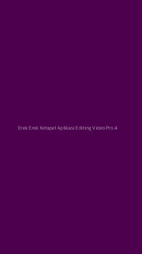 Tampilan Antarmuka Aplikasi Erek Erek Ketapel Aplikasi Editing Video Pro - 4