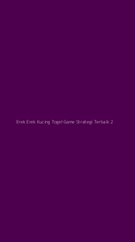 Tampilan Antarmuka Aplikasi Erek Erek Kucing Togel Game Strategi Terbaik - 2