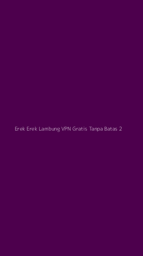 Tampilan Antarmuka Aplikasi Erek Erek Lambung Vpn Gratis Tanpa Batas - 2