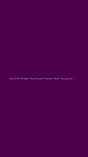 Tampilan Antarmuka Aplikasi Erek Erek Perbaiki Atap Rumah Pemutar Musik Terpopuler - 1